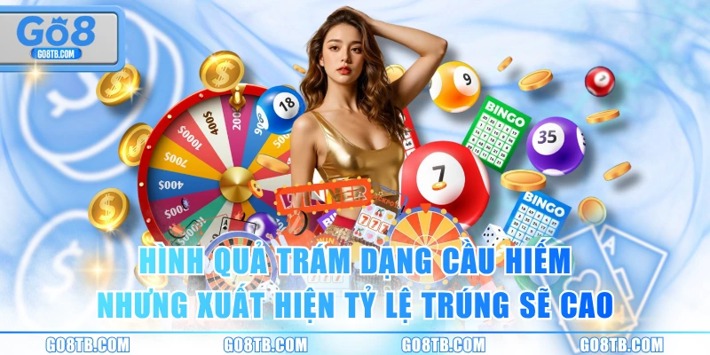 Hình quả trám dạng cầu hiếm nhưng xuất hiện tỷ lệ trúng sẽ cao